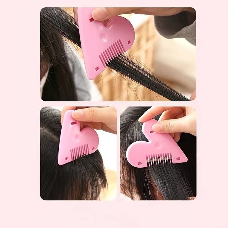Love Heart Hair Trimming Comb, Pink Mini Hair Trimmer, Cute Manual Hair Cutting Comb, Women Hair Cutting Comb, Body Hair Removal, Pubic Hair Brush, Self Hair Cutting Comb Love Heart Hair Trimming Comb, Pink Mini Hair Trimmer, Cute Manual Hair Cutting Comb, Women Hair Cutting Comb, Body Hair Removal, Pubic Hair Brush, Self Hair Cutting Comb